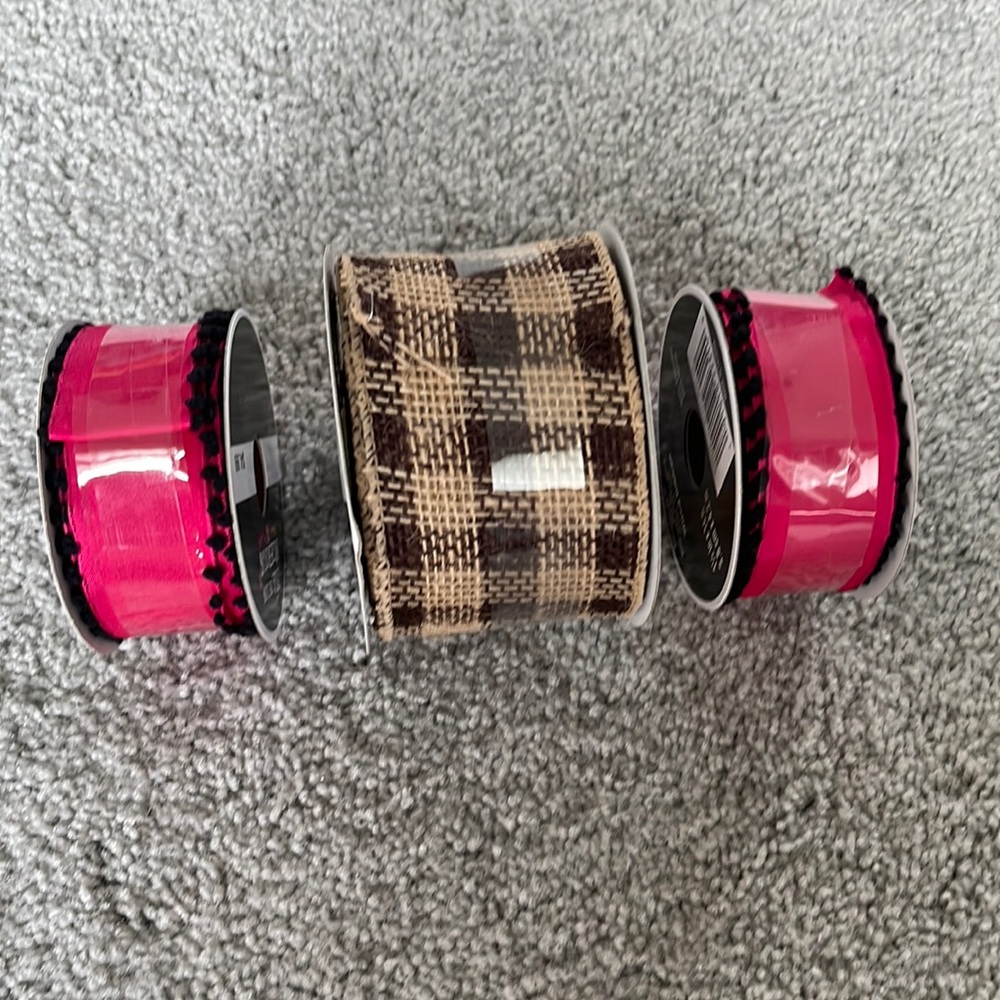 NEW Set of 3 Decorative Ribbons